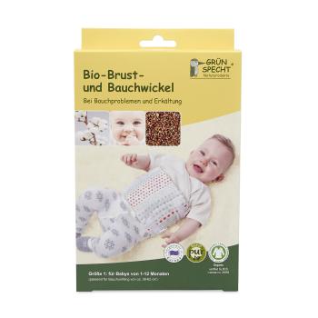 Baby Biokleidung, mit Kirschkernen Babytragen Wärmekissen - Stoffwindeln, Traubenkernen oder