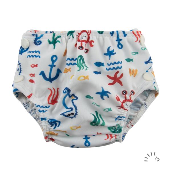 Kinderladen in Kolbermoor für Baby/Kinderkleidung, Babytragen und  Stoffwindeln mit großem Onlineshop - Popolini Schwimmwindel Under the Sea I Tragelotti  Laden